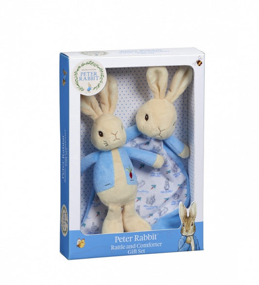 Peter Rabbit - Rattle & Comforter Gift Set