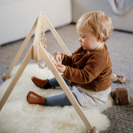 PLAY Sheepskin Baby Rug - Long Wool
