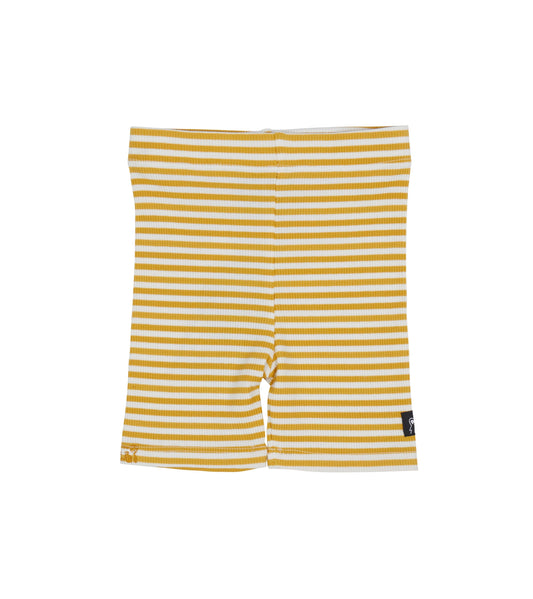 Central Short - Yellow and White Stripe