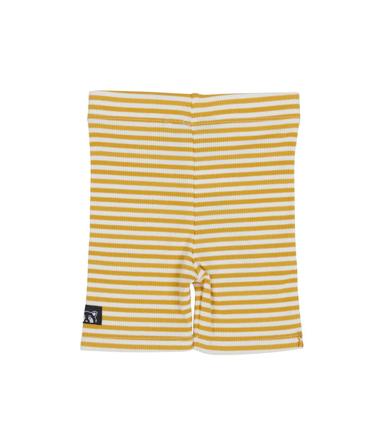 Central Short - Yellow and White Stripe