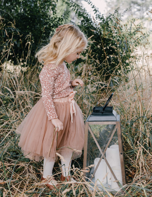 Classic Ballerina Tutu with Bow - Copper Dust